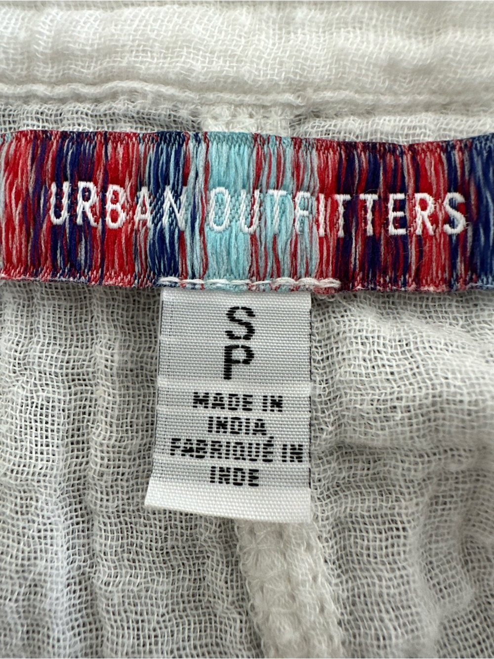 Urban Outfitters Cream Button-Front Gauze Shirt - Picture 12 of 12